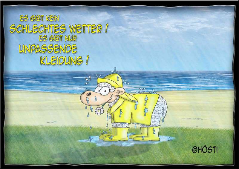 Cartoon Regenschaf