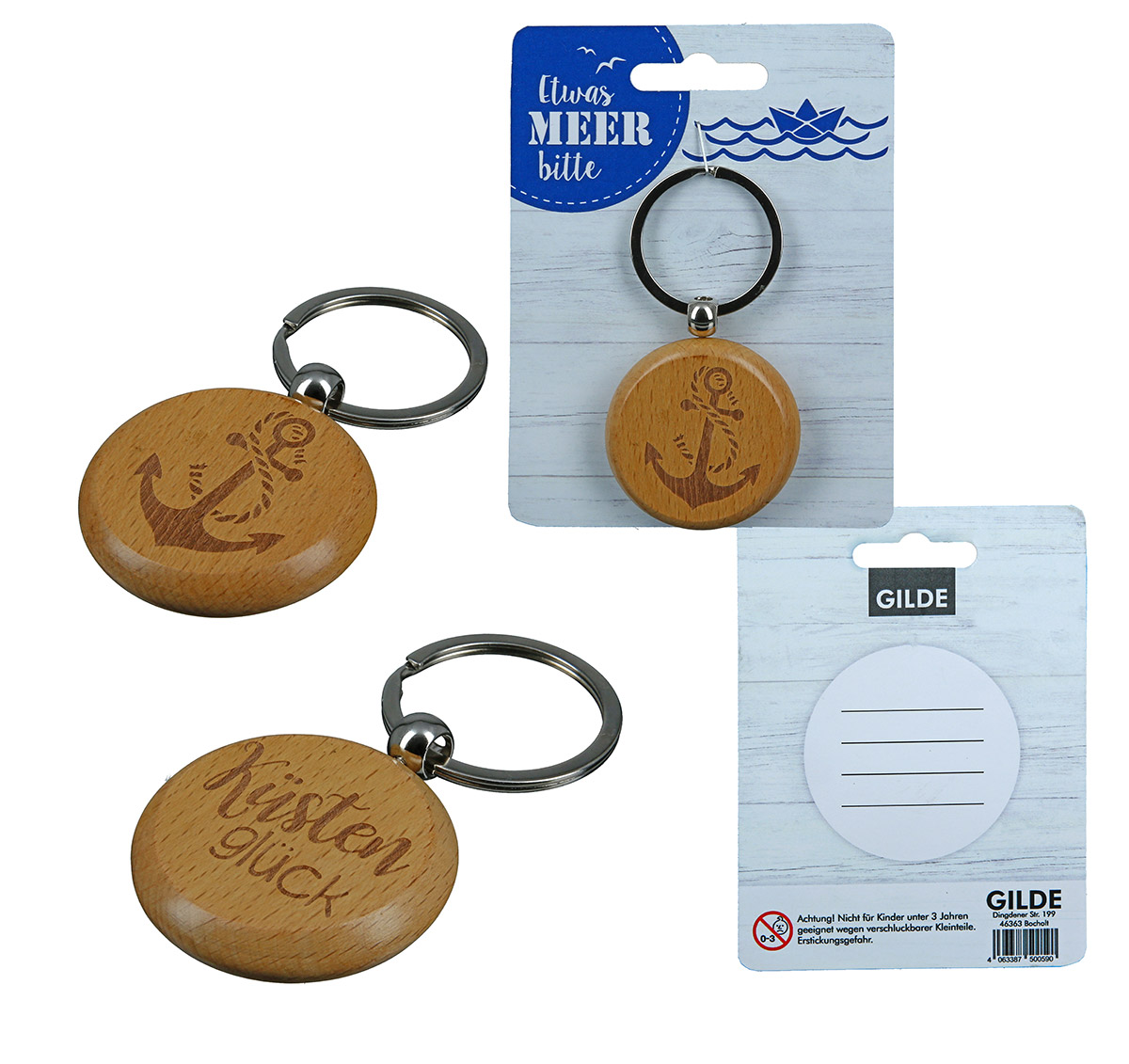 Schlüsselanhänger &quot;Küstenglück&quot;