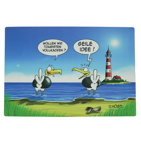 Hösti Frühstücksbrett Touristen vollkacken