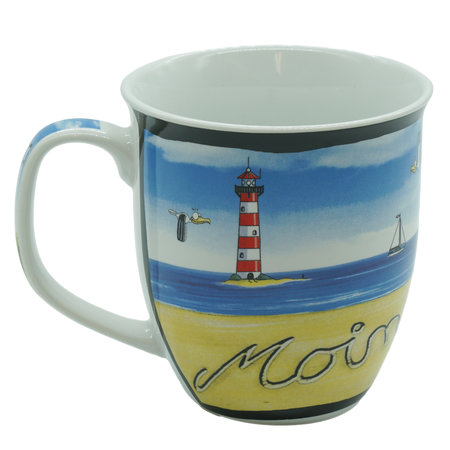 Hösti Becher Moin mit Leuchtturm 
