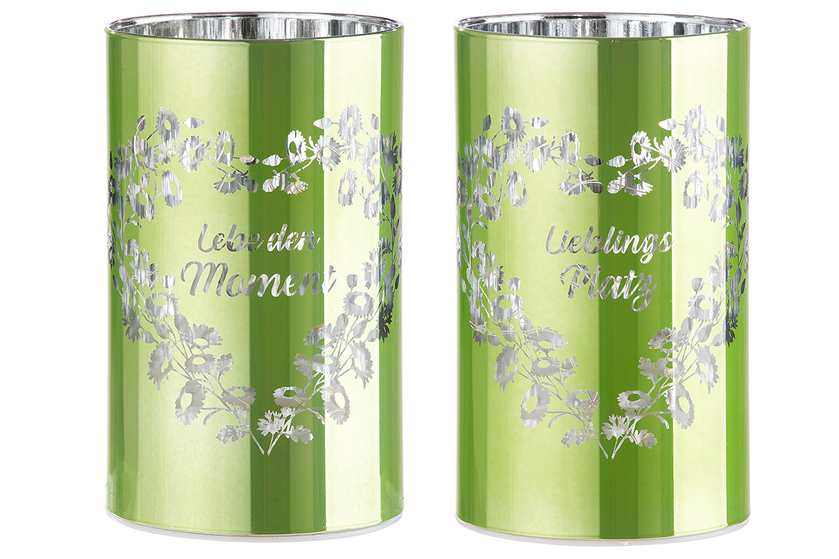 Glas LED-Leuchter "Moments", Lebe den Moment