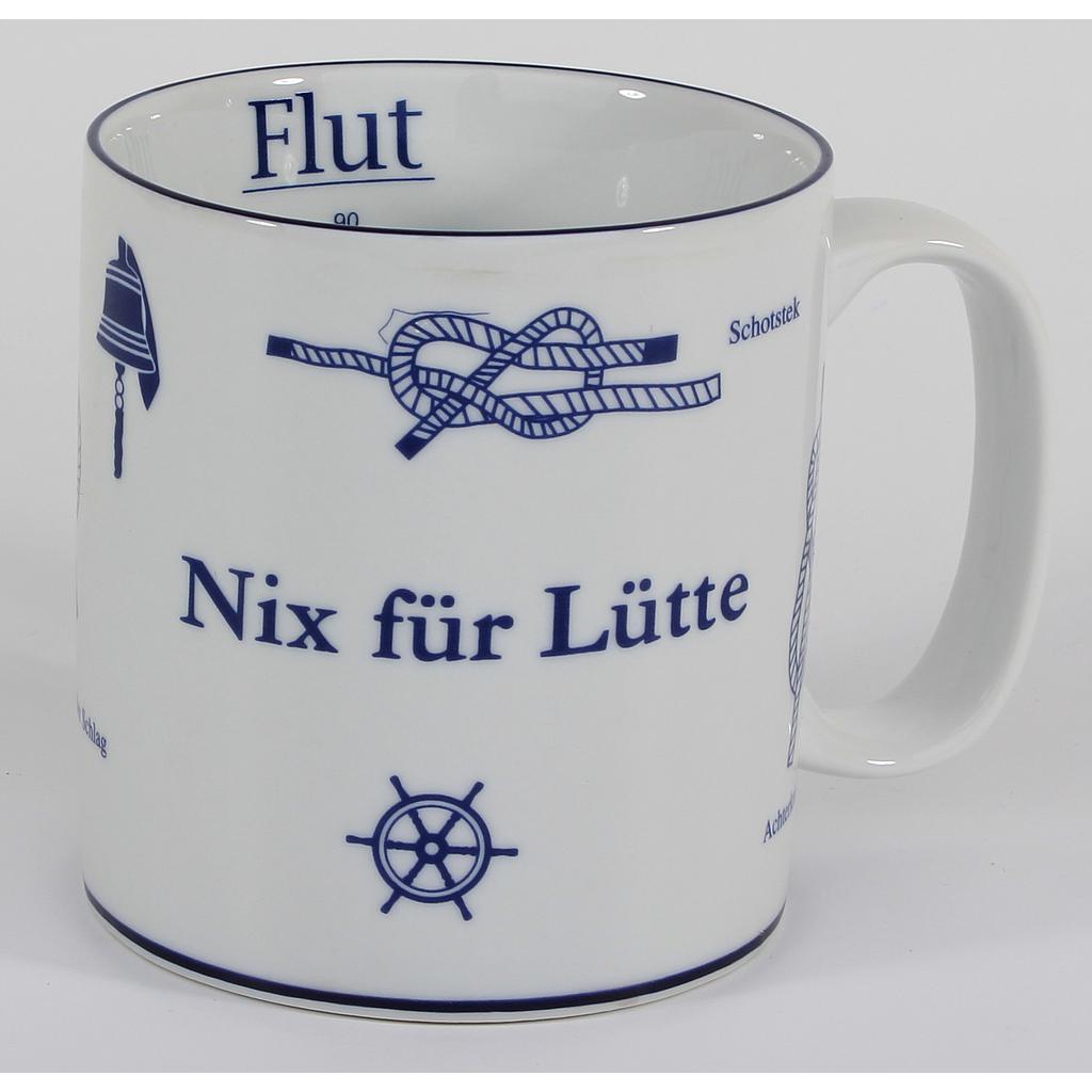 Jumbobecher Knoten Nix für Lütte / Ebbe &amp; Flut