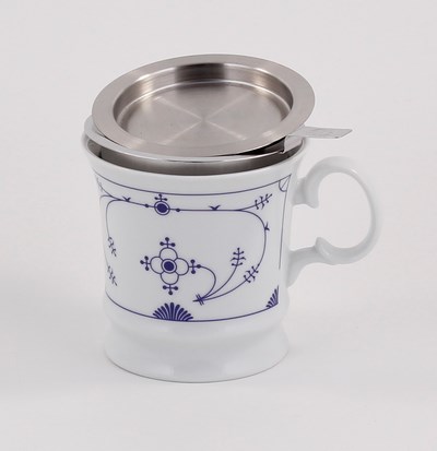 Edelstahlfilter Größe XL Cha Cult  H 7,9 cm, Ø 8 cm