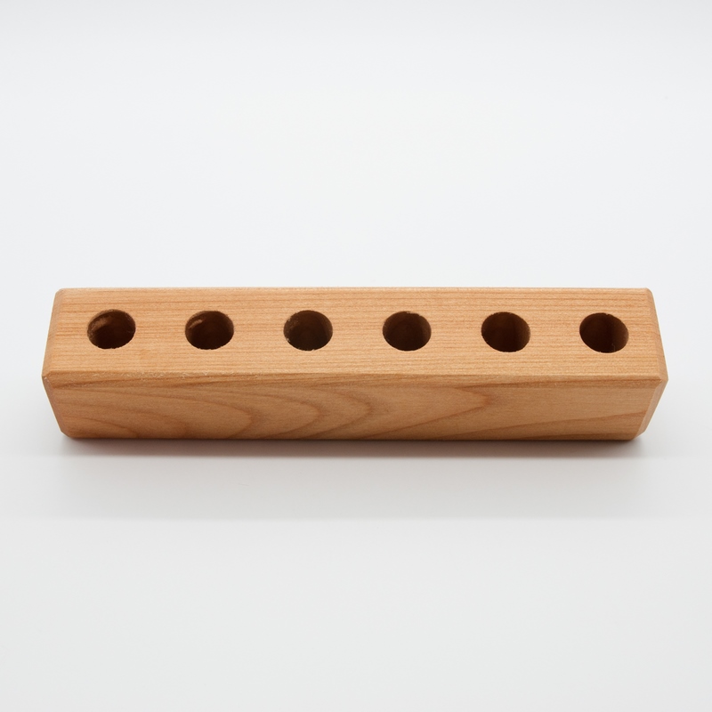 Spicetube Ständer, 6-er, Kirschbaum
