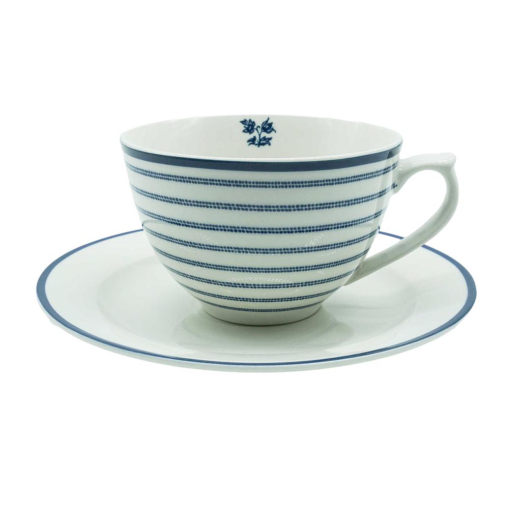 Tasse mit Untere "Candy Stripe" ca. 30cl