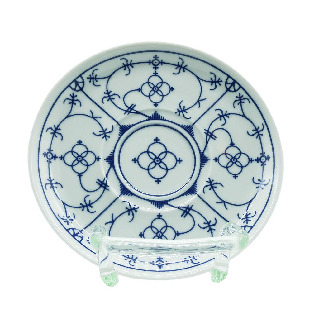 Untere zur Kaffeetasse "Indisch-Blau" (Winterling)