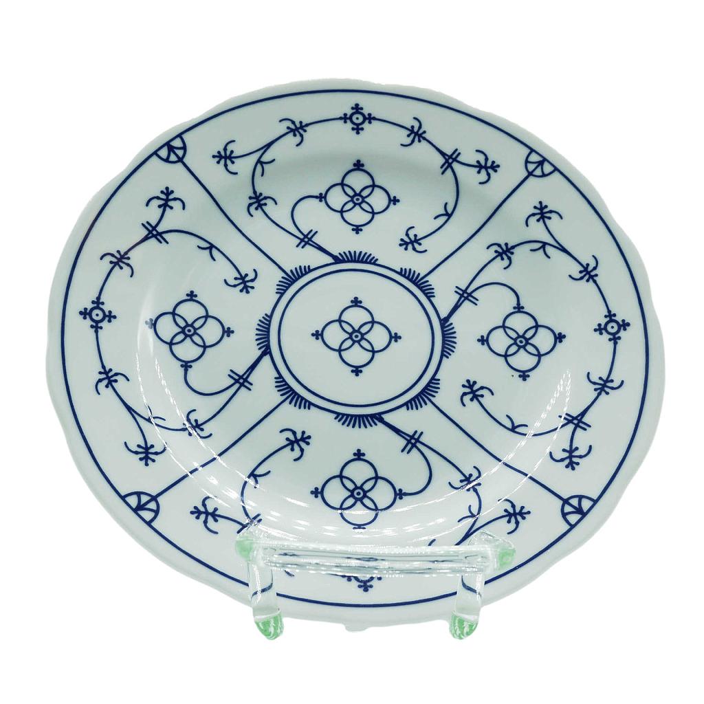 Winterling Indischblau Teller flach festoniert 21 cm
