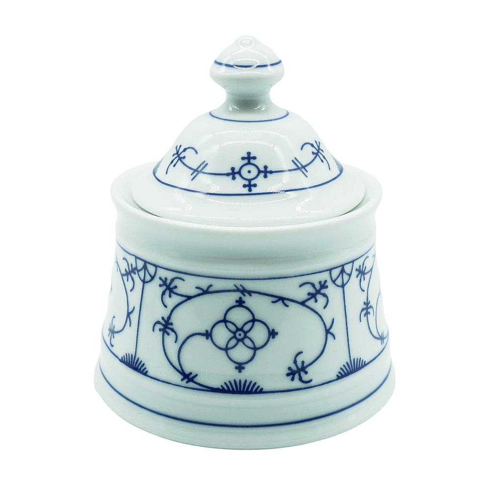 Zuckerdose, groß "Indisch-Blau" (Winterling)