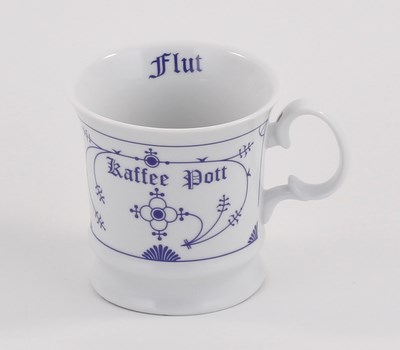 Herrenbecher "Kaffeepott" (Indisch-Blau-OL)