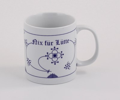 Maxibecher, Nix für Lütte, Inhalt ca. 0,5l (Indisch-Blau-OL)