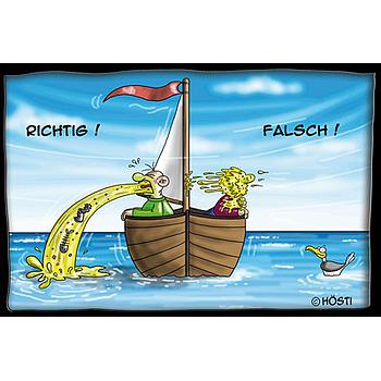 Hösti Postkarte Richtig! Falsch!