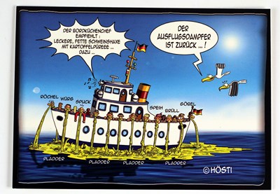 Hösti Postkarte Ausflugsdampfer