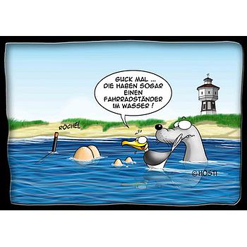 Hösti Postkarte Fahrradständer