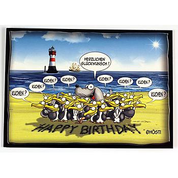 Hösti Postkarte Happy Birthday