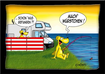 Hösti Postkarte Mach Würstchen