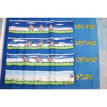 Hissflagge "Windschafe" 90x150cm