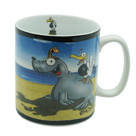 Hösti Jumbo Becher Moin mit Leuchtturm