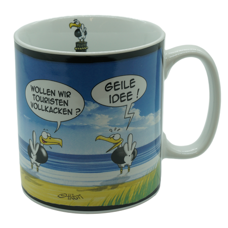 Hösti Jumbo Becher Touristen vollkacken