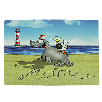 Hösti Platzset Moin mit Leuchtturm 