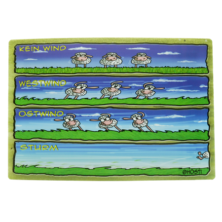 Hösti Platzset Windschafe   ca. 44x30cm Kunststoff
