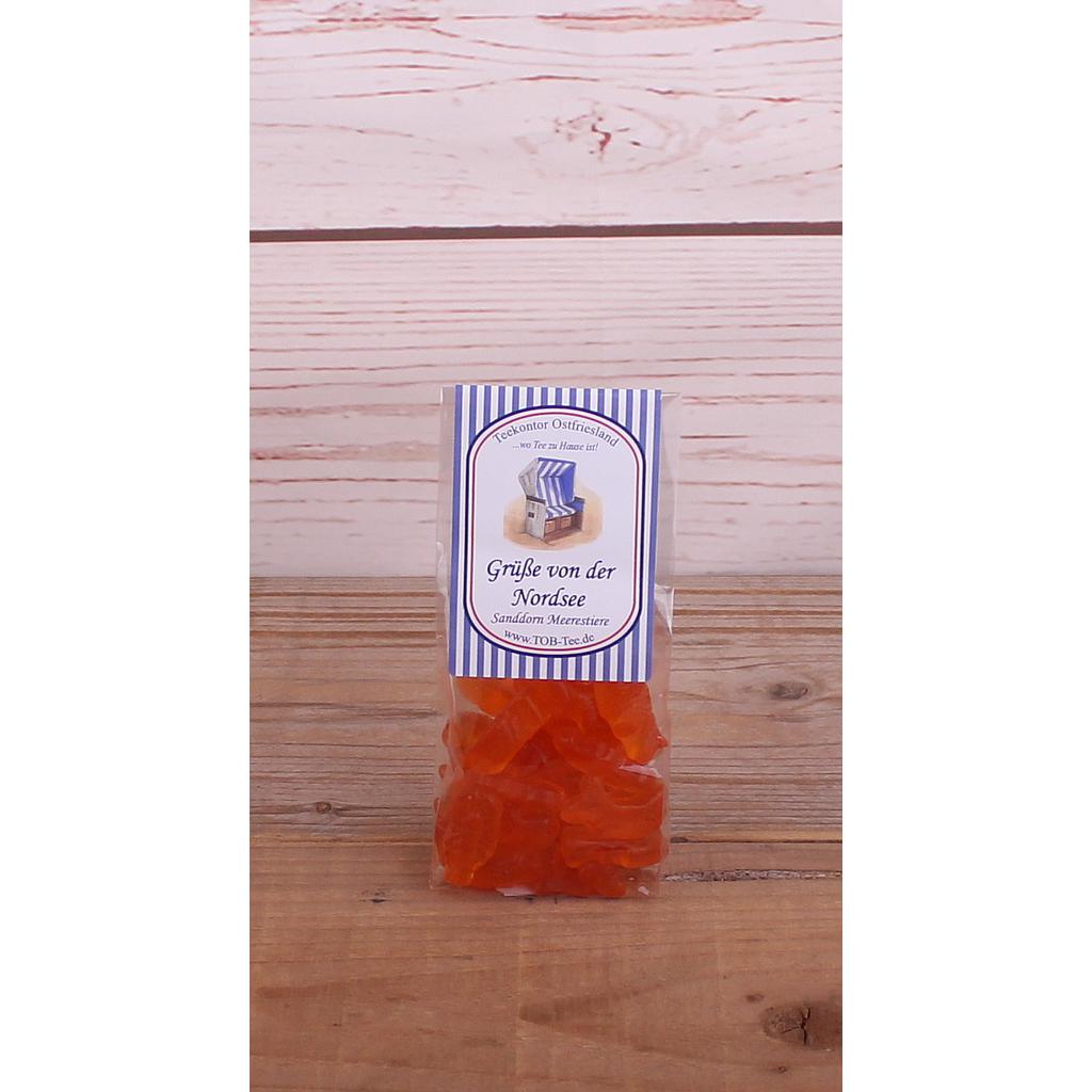 Sanddorn-Fruchtgummi "Grüße von der Nordsee" 130g