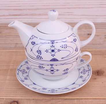 Tea-for-One &quot;Indisch-Blau&quot; (Oceanline)