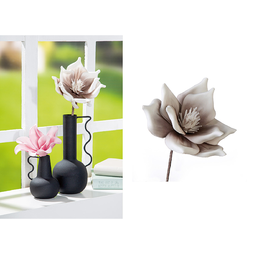 Foam Flower"Lagarto"taupe/weiss 1 Blüte 