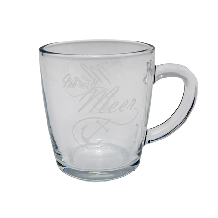 Teeglas &quot;Ich will Meer&quot; ca. 34cl