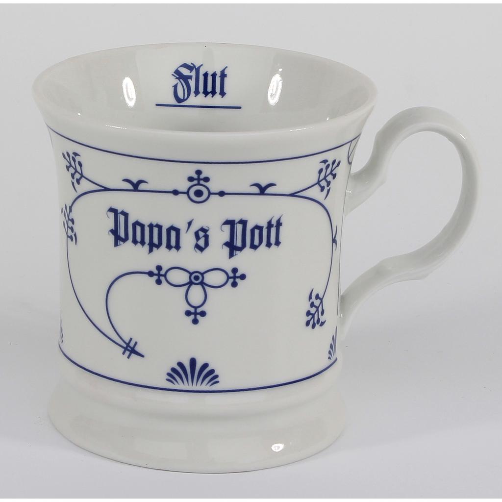 Herrenbecher Ind-Blau &quot;Papas Pott&quot;