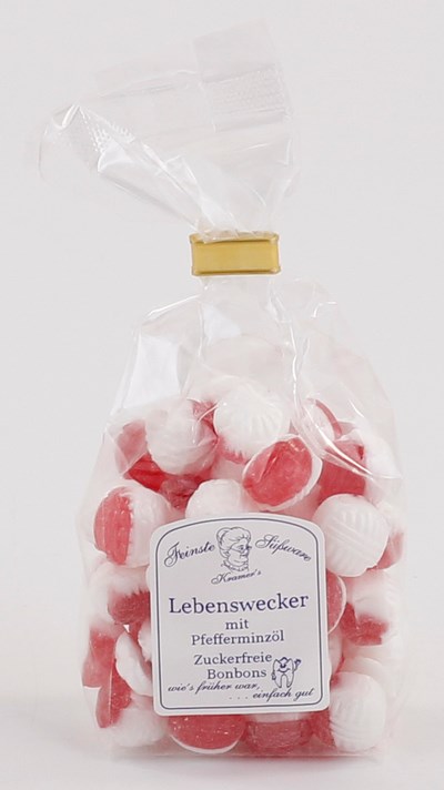 Lebenswecker Pfefferminz zuckerfrei, 120 g