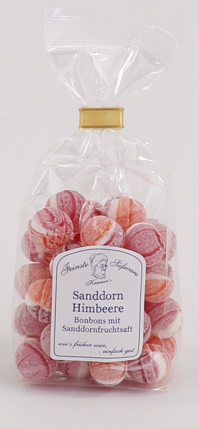 Sanddorn Himbeere Bonbons, 120g