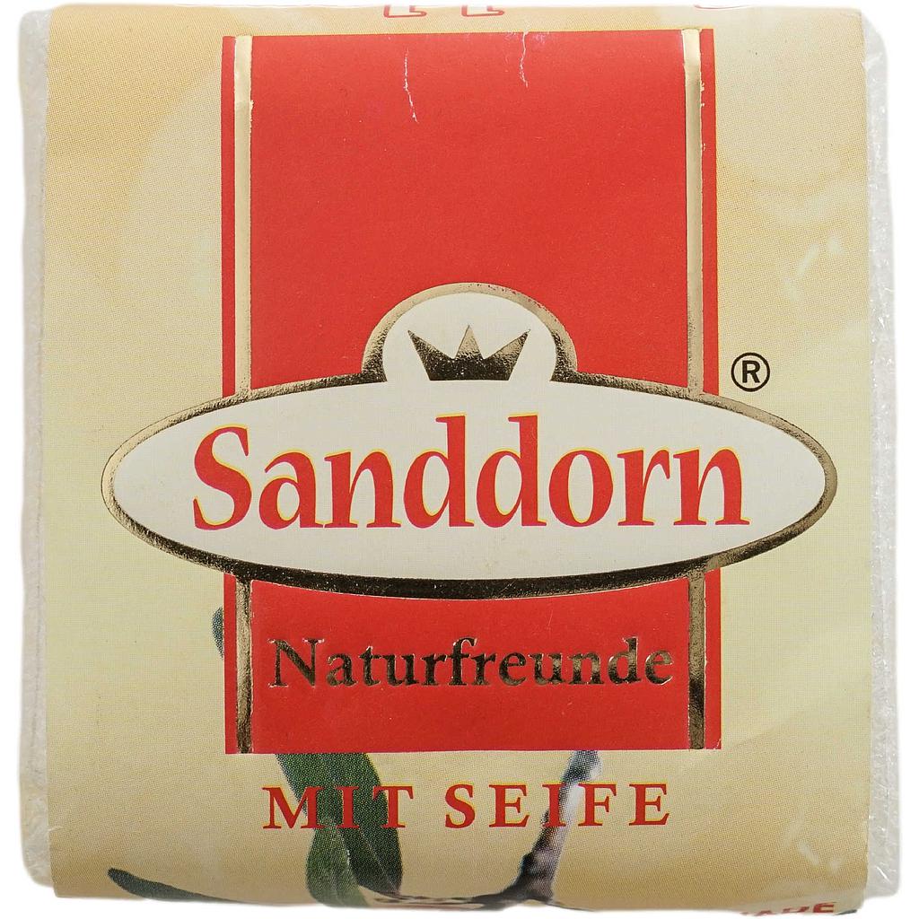 Peelingseife mit Schwamm Sanddorn 65g