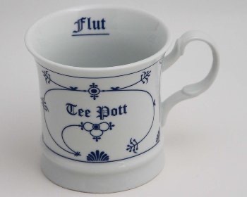 Herrenbecher Ind-Blau "Teepott"