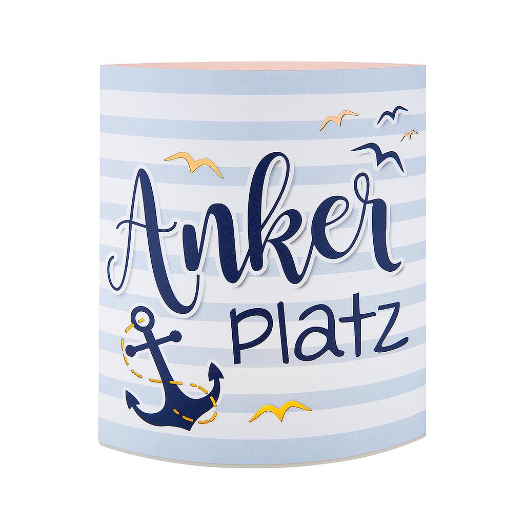 Papier LED Laterne Norden "Ankerplatz"