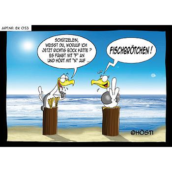 Hösti Postkarte "Fischbrötchen"