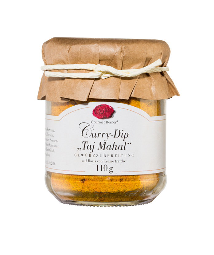 Curry Dip "Taj Mahal" im 110g Glas