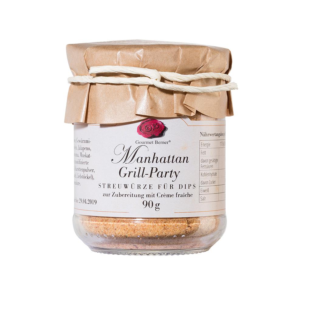 Manhattan Grill-Party Dip im 90g Glas