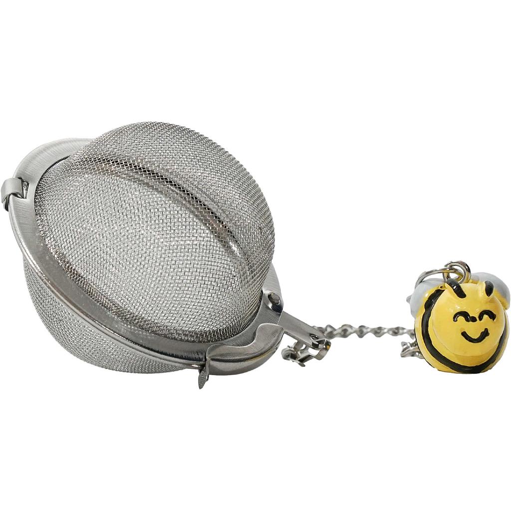 Tee-Ei &quot;Carla&quot; Edelstahl, mit Anhänger Ø 5 cm 