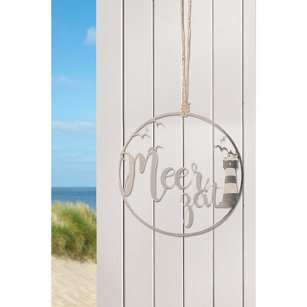 Aluminium Hänger &quot;Meerzeit&quot;