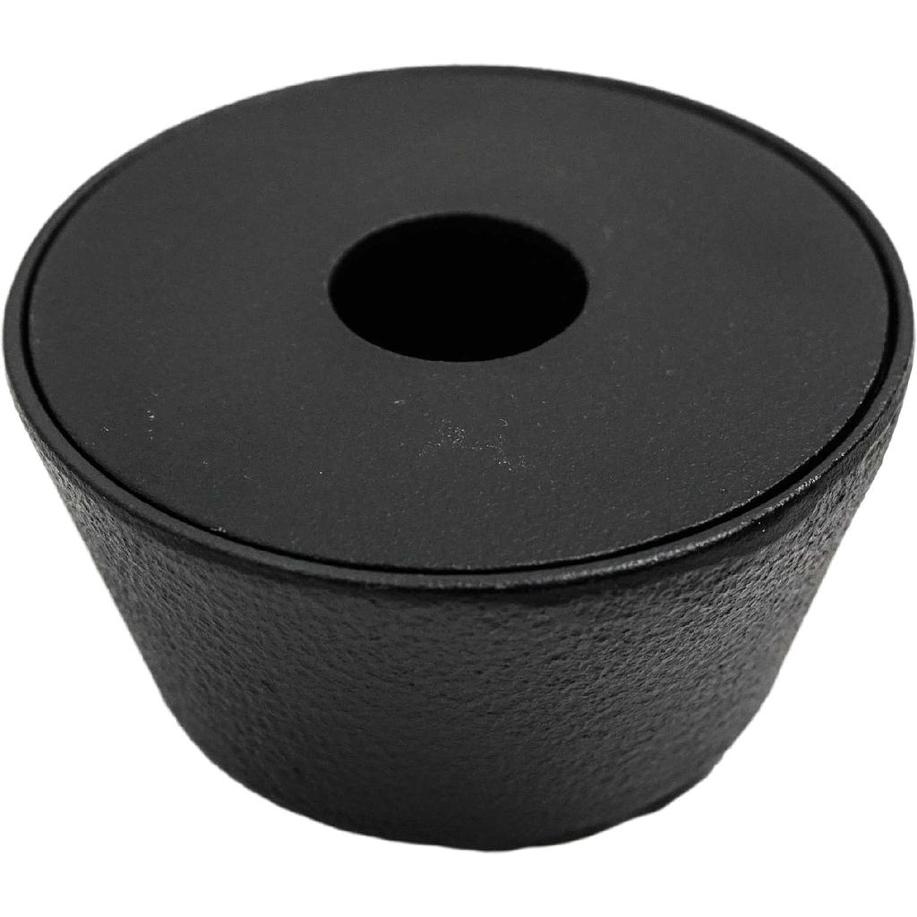 Stövchen " Zhejiang" Gusseisen, schwarz  H 8 cm, Ø 15 cm