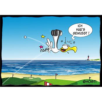 Hösti Postkarte "Golfball"