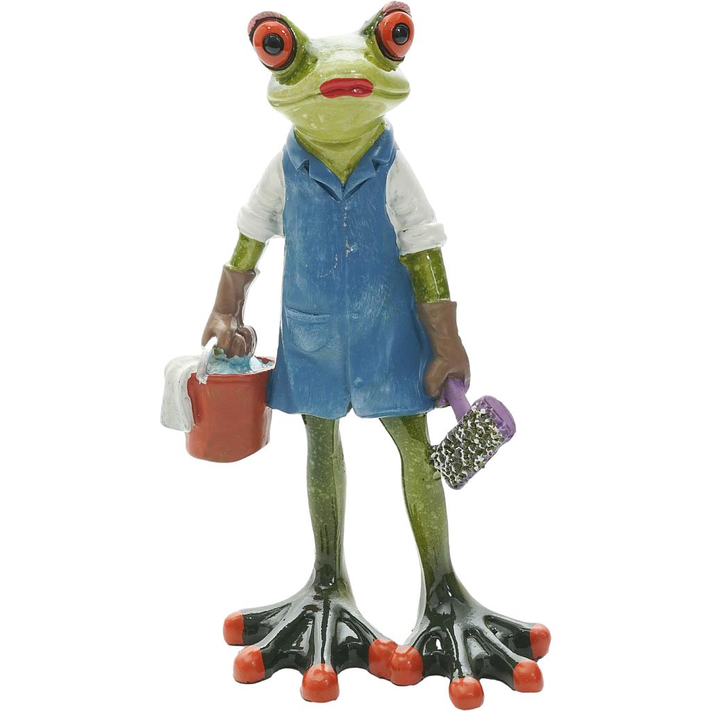 Frosch Hausputz Frau