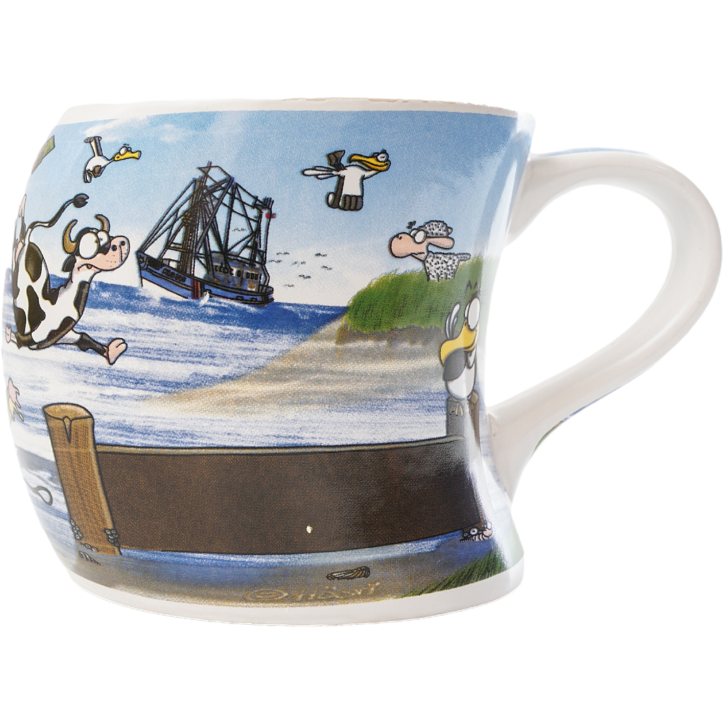 Gravurbecher gebogen  ca.8x8cm  Keramik