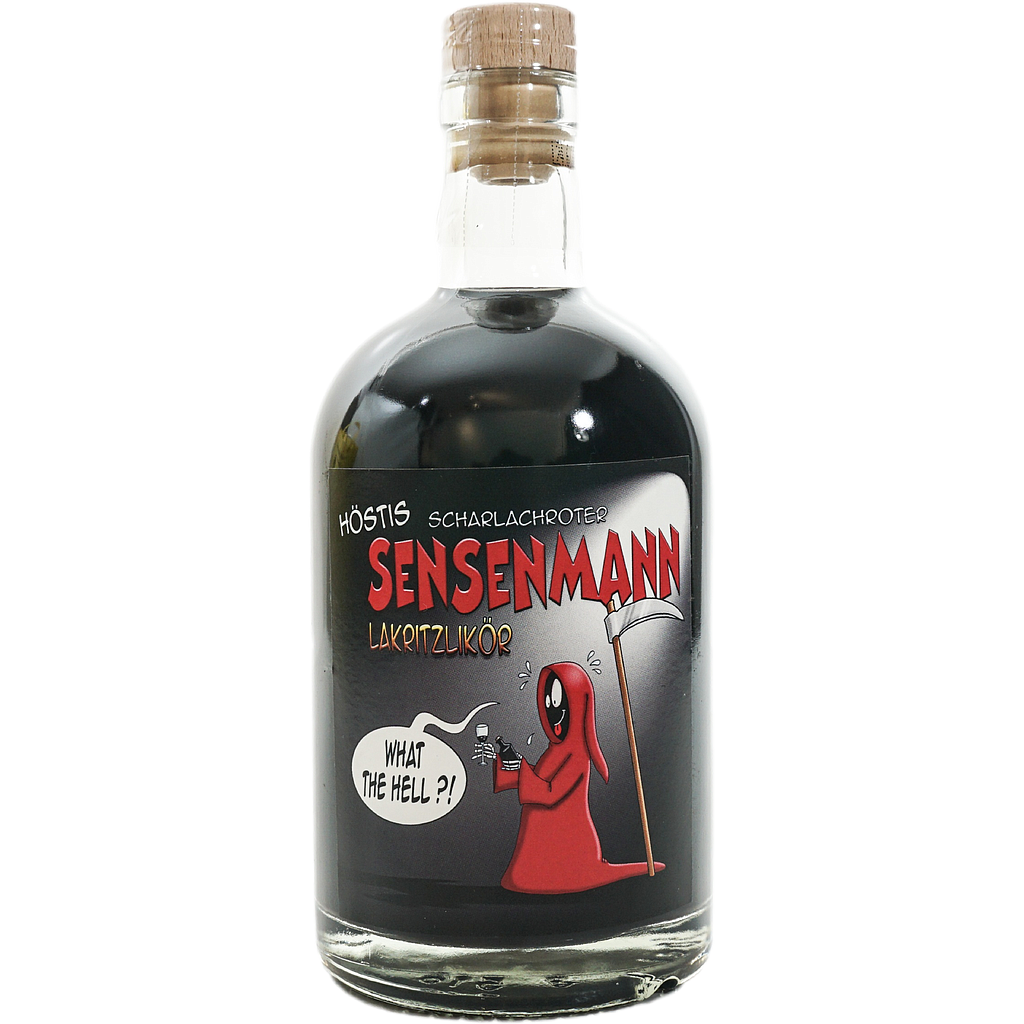 HÖSTIS Sensenmann Lakritzlikör 0,50 ltr 20% vol