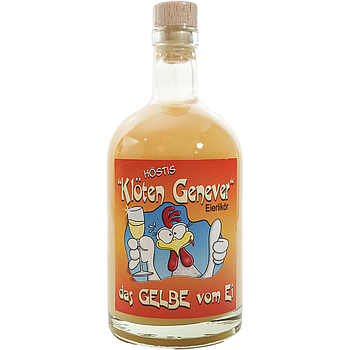 HÖSTIS "Klöten Genever" Eierlikör 0,50 ltr 20% vol