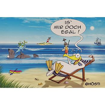 Hösti-Flagge "Is mir doch egal" 150x90cm