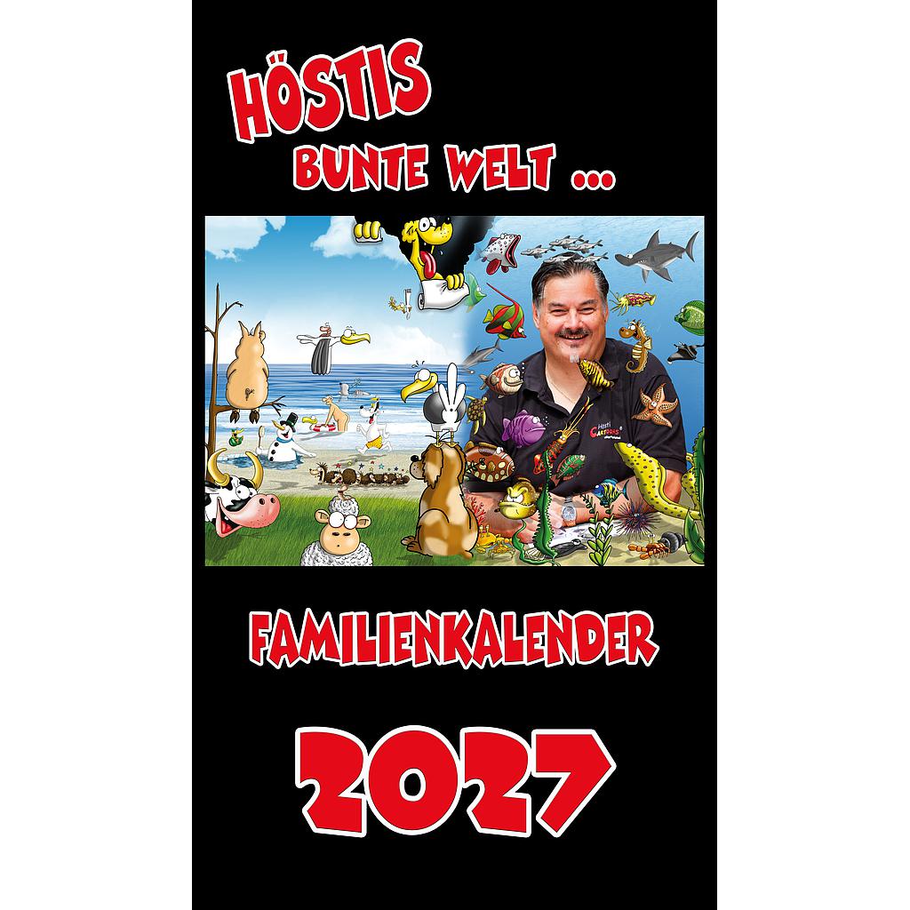 Hösti Familien-Kalender 2027 Hochformat (24 x 42 cm)