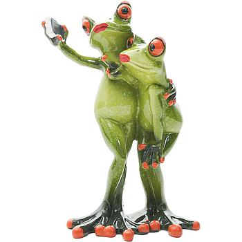 Frosch'Selfie'  Hellgrün       