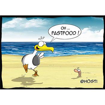 Hösti Postkarte Fastfood