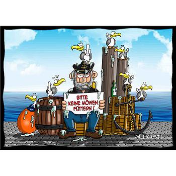 Hösti Postkarte Keine Möwen füttern